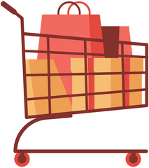 Shopping Trolley Illustration