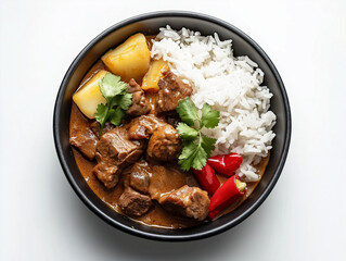 fried chicken with rice
