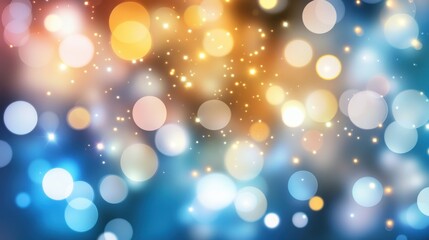 Obraz premium Colorful Bokeh Light Background with Soft Glowing Effects