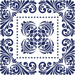 Beautiful flower art and mandala vector design