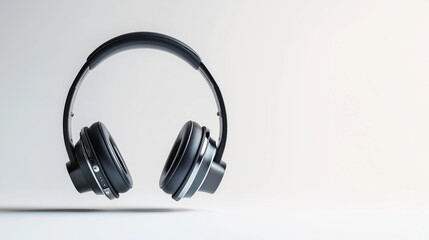 noice cancellation headphones isolated on white background modern gadget