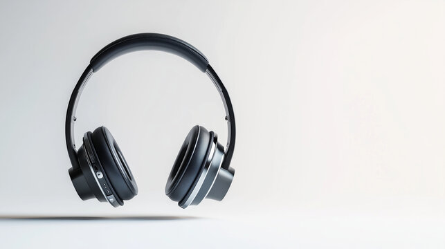 noice cancellation headphones isolated on white background modern gadget