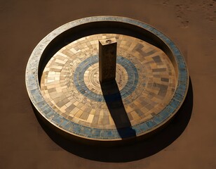 Ancient Sundial Time Measurement Instrument
