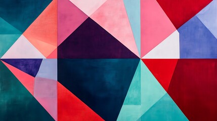 Abstract Geometric Colorful Pattern. (1)