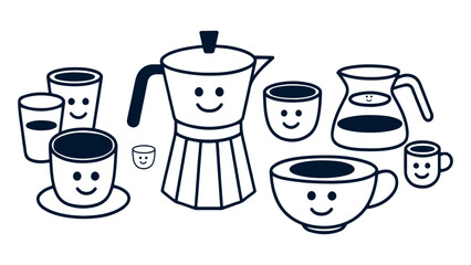 Vector set of hand drawn stars, design elements, badges, stickers, geometric figures - abstract background elements for branding, packaging, prints and social media posts