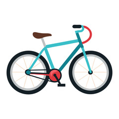 Fototapeta premium bicycle vector image on white background