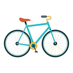 Obraz premium bicycle vector image on white background