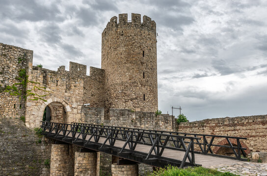 Zindan Gate, one of the gates in the complex of Belgrade Fortress in Belgrade, Serbia. Finished between 1440 and 1456, it is one of the landmarks of the fortress.