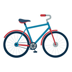 Fototapeta premium bicycle vector image on white background