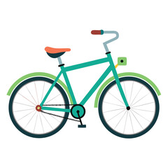 Fototapeta premium bicycle vector image on white background
