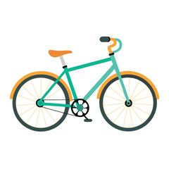 Fototapeta premium bicycle vector image on white background