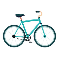 Obraz premium bicycle vector image on white background