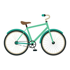 Fototapeta premium bicycle vector image on white background