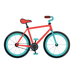 Fototapeta premium bicycle vector image on white background