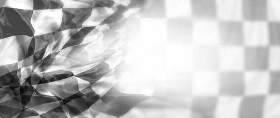 Checkered racing flag