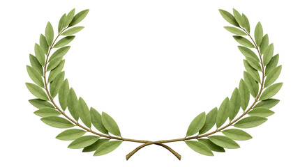Isolated Laurel Wreath