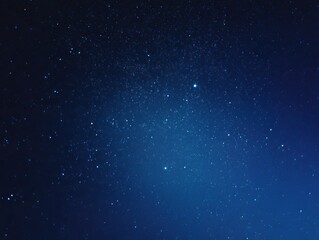 Starry Night Sky: A mesmerizing display of celestial wonders against a deep blue gradient backdrop of space.