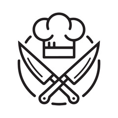 vector illustration of a chef holding a spoon