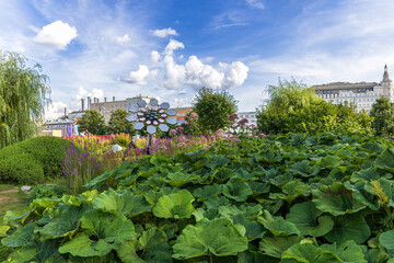Zaryadye Nature and Landscape Park in the center of Moscow, Russia
