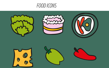 Food and Kitchen Icon, Cooking Utensils Logo, Culinary Tools Symbol, Restaurant and Kitchen Emblem, Chef Hat and Spoon Icon, Modern Food Prep Logo, Kitchenware Design Icon, Dining and Cooking Symbol, 