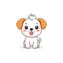 Cute Little Dog Cartoon