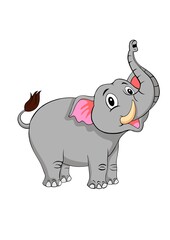 elephant animal vector design, design, vector, animal, cartoon, elephant, cute