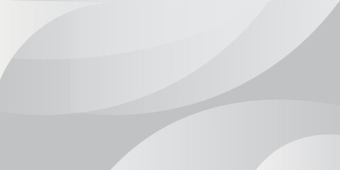 Abstract white and gray color background. Dynamic shapes composition. Eps10 vector
