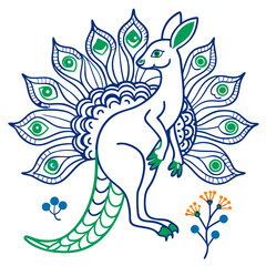 vector illustration of a fish