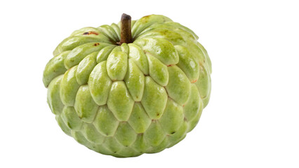 Fototapeta premium Sugar apple isolated on a transparent background