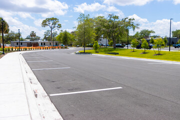 New parking lot