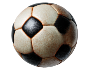 Exciting soccer game action stadium sports outdoor overhead view. Isolated on transparent background, png.