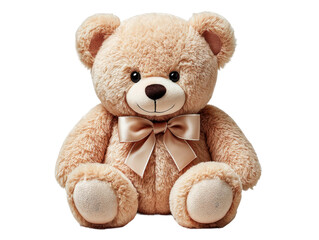 Obraz premium Adorable teddy bear home photography cozy atmosphere close-up. Isolated on transparent background, png.