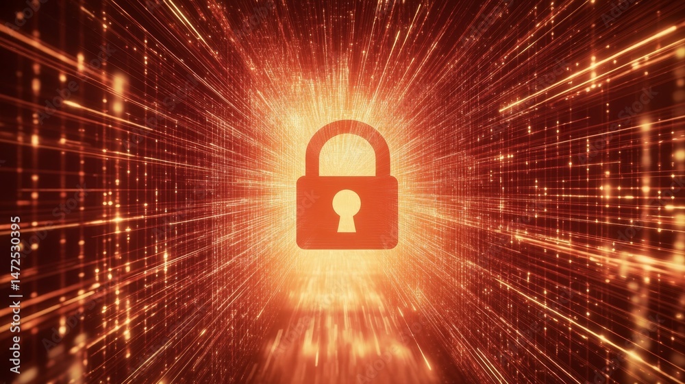 Poster cybersecurity measures implemented in digital environments protecting data integrity and user privac