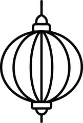 Chinese lantern  vector illustration