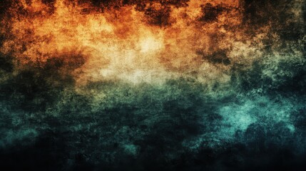 Obraz premium Colorful Abstract Background with Orange, Blue, and Dark Textures