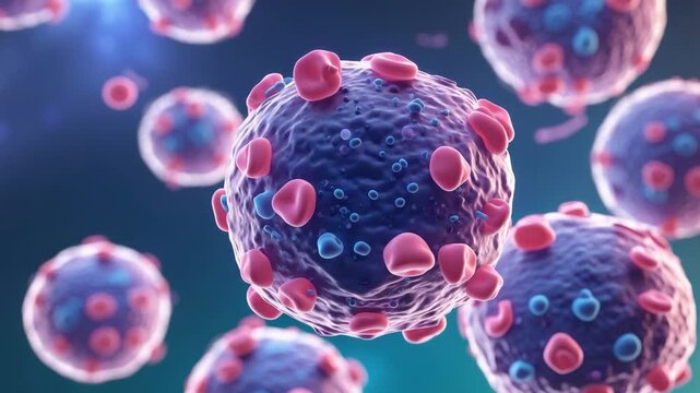 Basophil: a granulocyte white blood cell with granular cytoplasm, nucleus, and organelles involved in immune response, allergy, and inflammation
