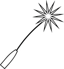 vector illustration of a compass