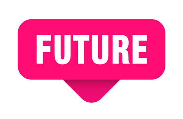 future sticker. future sign on transparent background