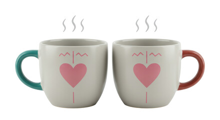 Isolated Two mug