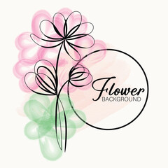 Elegant Minimalist Line Art Floral Designs Botanical Illustrations for Print and Web