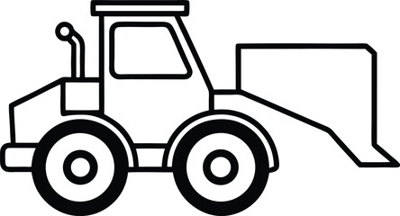 dump truck vinyl ready vector illustration