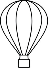 Fototapeta premium vector hot air balloon icon