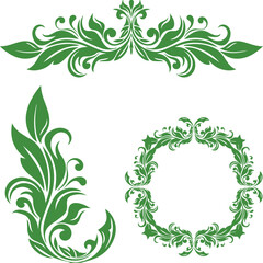 Beautiful flower art and mandala vector design