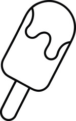 ice cream bar icon vector illustration
