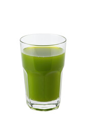 Refreshing green juice in a glass, offering a healthy and vibrant drink option