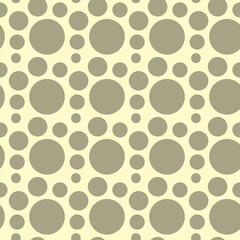 Elegant Beige and Grey Circle Pattern Seamless Texture for Design Projects