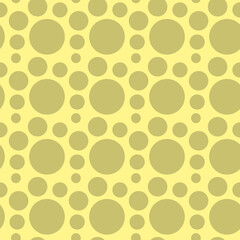 Elegant Yellow and Green Circle Pattern Background Design for Textiles or Websites