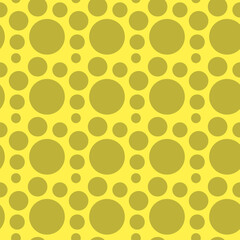 Abstract Yellow and Green Circle Pattern Design Texture Background for Web and Print
