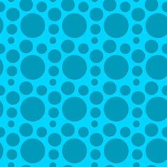 Vibrant Teal Circle Pattern Background Texture for Design Projects