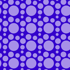 Seamless Purple and Blue Circle Pattern Background Design for Textile Fabric Print Seamless Dot Pattern